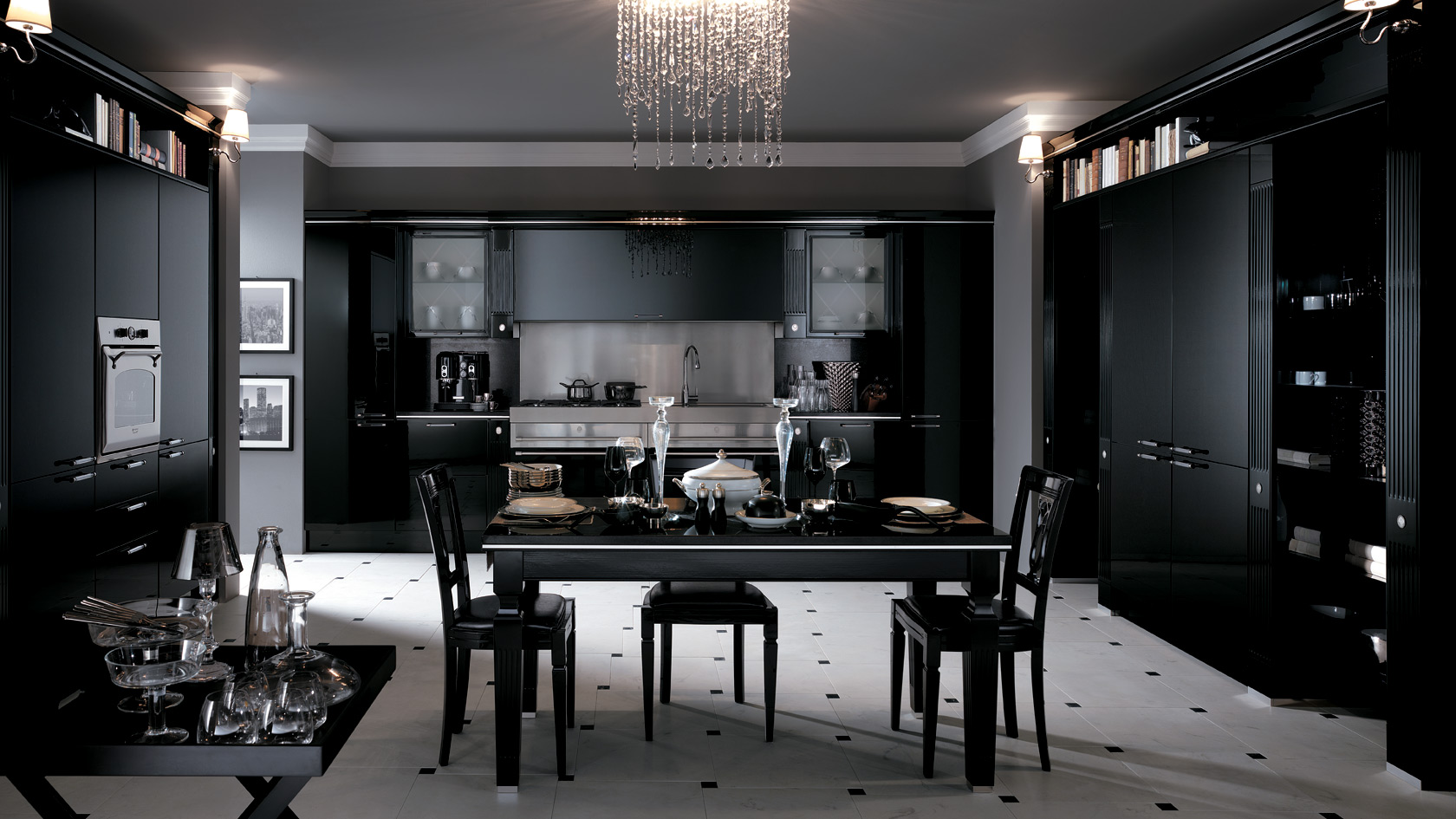 Cocina Baccarat negra