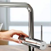 Agua con gas en el grifo con Grohe Blue Professional