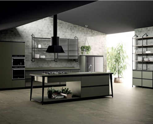 Cocinas de estilo Industrial Scavolini Diesel Open Workshop
