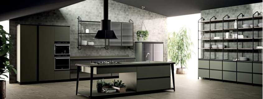 Cocinas de estilo Industrial Scavolini Diesel Open Workshop