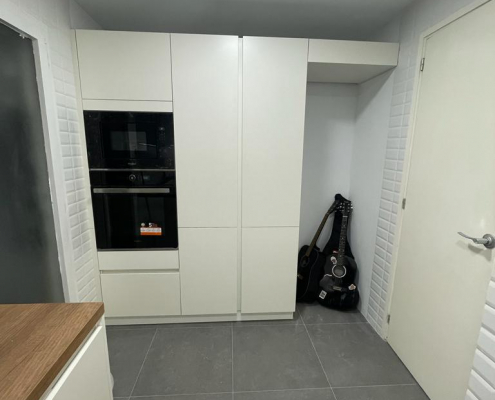 Reforma de una cocina en un piso del Eixample de Barcelona